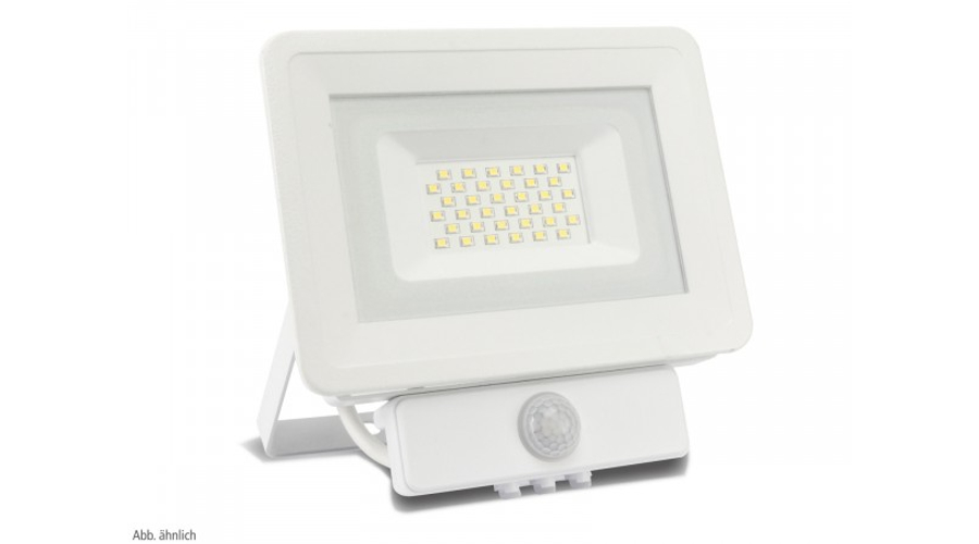 LED SMD reflektor 10W, kültéri, szenzorral, hideg fehér fény, IP65 