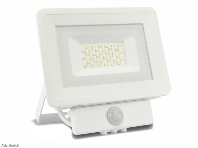 LED SMD reflektor 50W, kültéri, szenzorral, hideg fehér fény, IP65