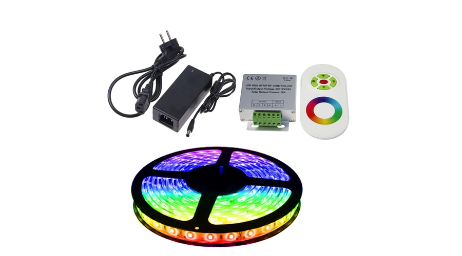 5m színváltós LED szalag szett (RGB)