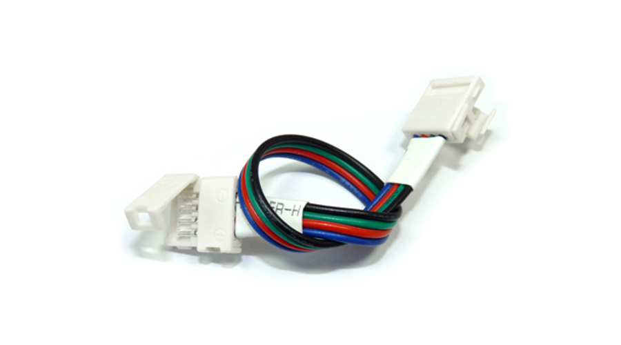 RGB LED szalaghoz  toldóelem vezetékkel
